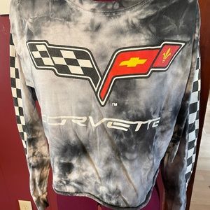 Chemistry corvette long sleeve crop shirt size Medium